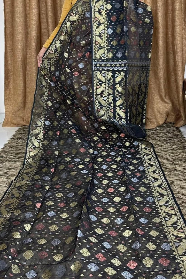 Debottama Dhakai Jamdani Saree
