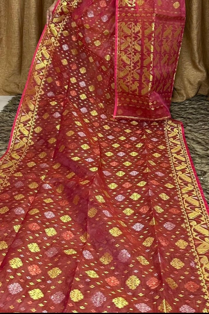 Debottama Dhakai Jamdani Saree