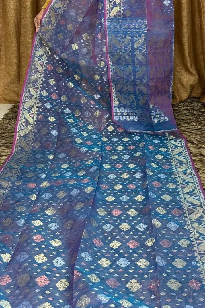 Debottama Dhakai Jamdani Saree