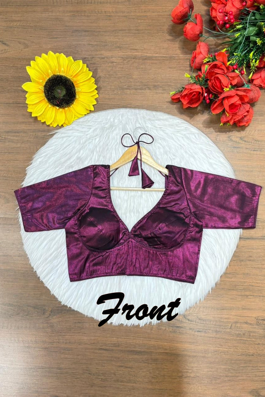 Twilight Orchid - Tissue Designer  Blouse