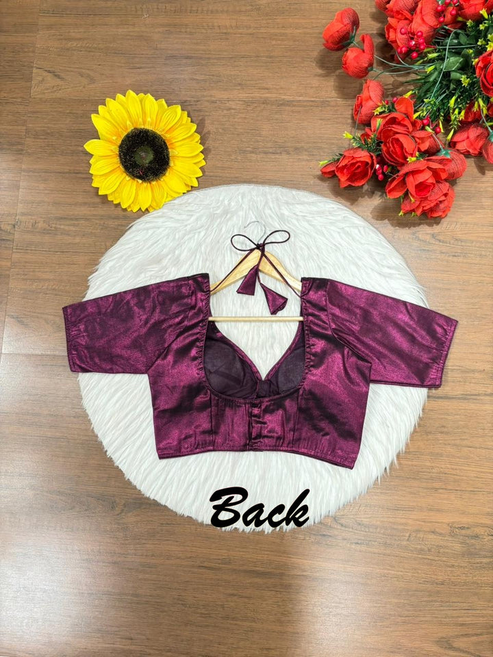 Twilight Orchid - Tissue Designer  Blouse