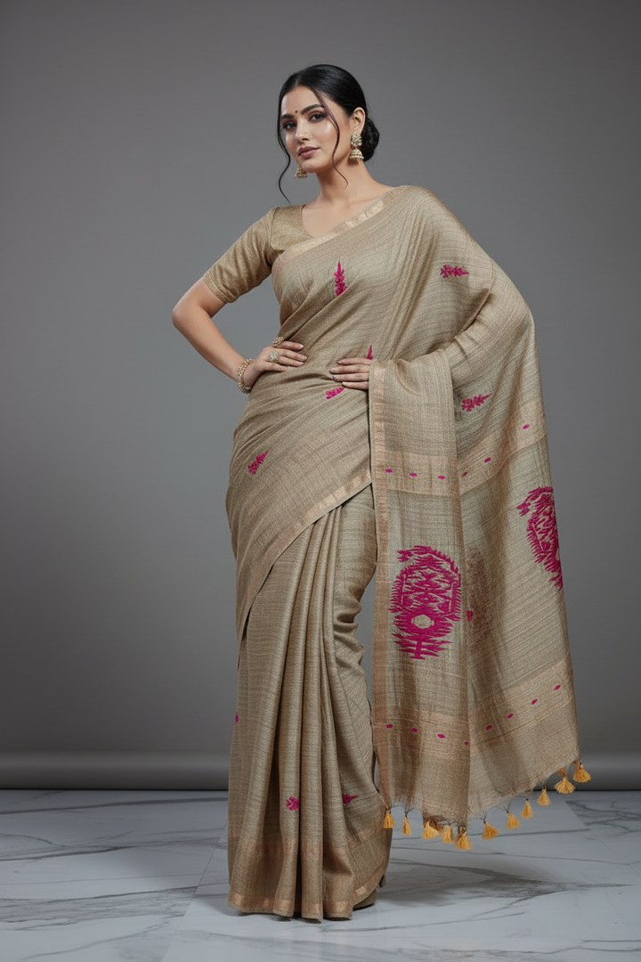 Alo Andharer Golpo Banarasi Matka Silk Saree