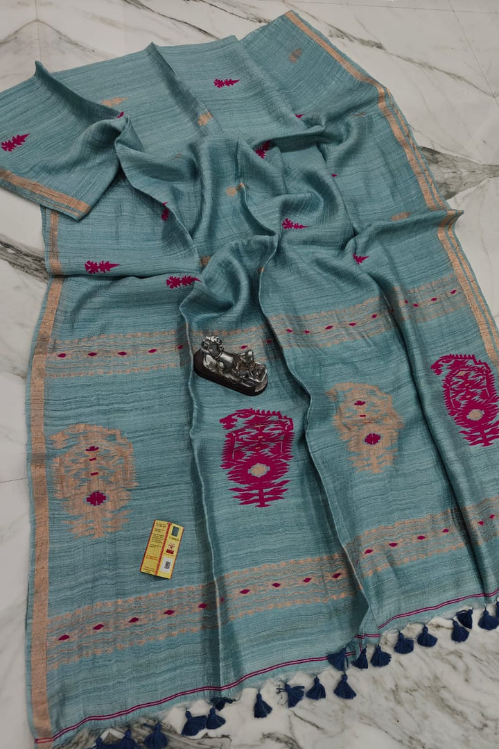 Alo Andharer Golpo Banarasi Matka Silk Saree