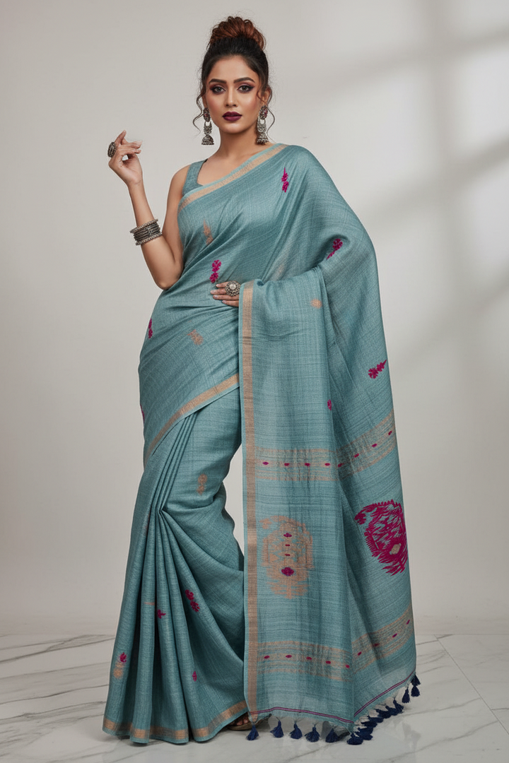 Alo Andharer Golpo Banarasi Matka Silk Saree