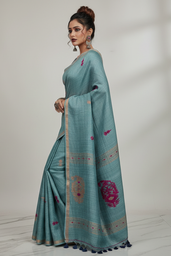 Alo Andharer Golpo Banarasi Matka Silk Saree