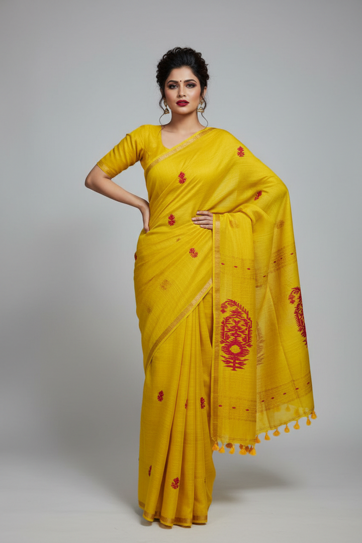 Alo Andharer Golpo Banarasi Matka Silk Saree
