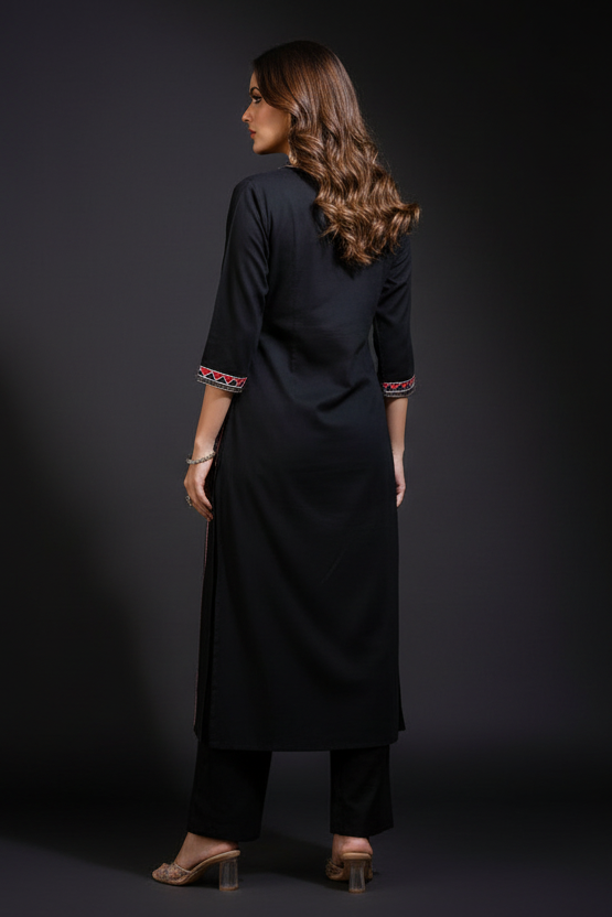 A Dreamy Evening Cotton Kurti Set