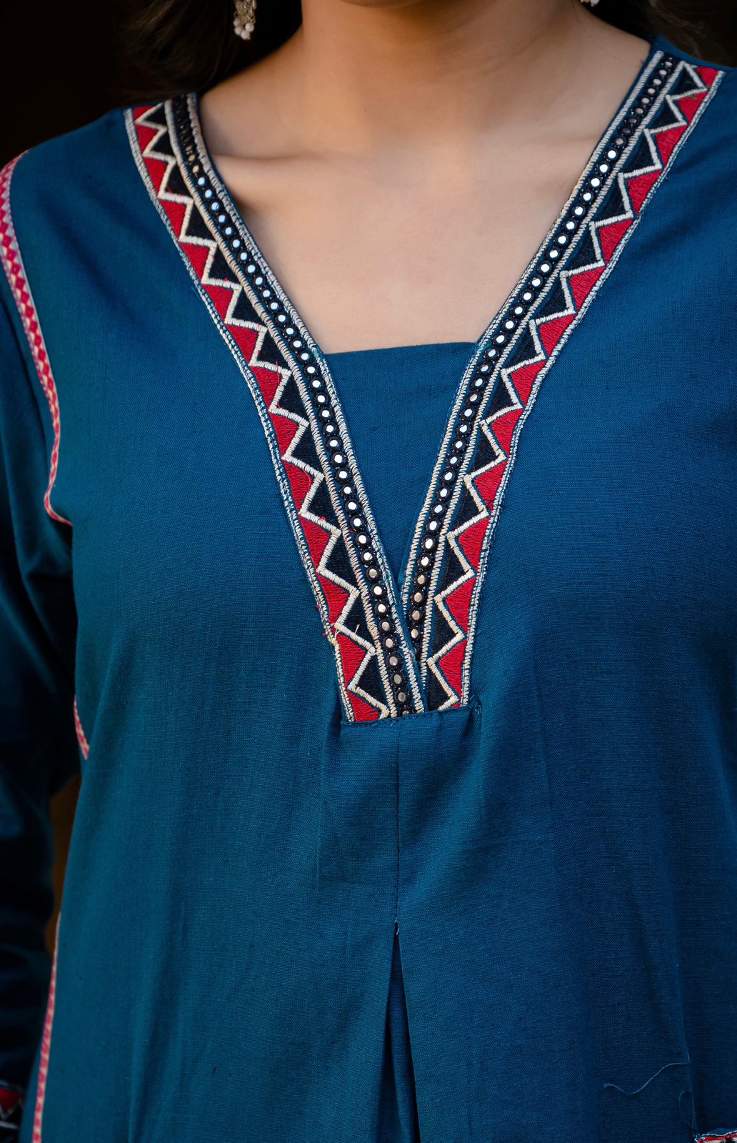 A Dreamy Evening Cotton Kurti Set