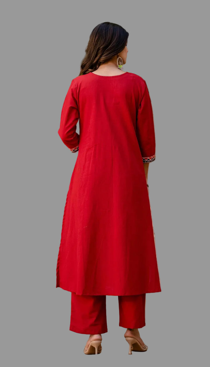 A Dreamy Evening Cotton Kurti Set