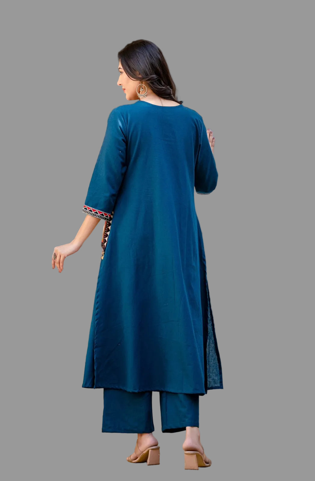 A Dreamy Evening Cotton Kurti Set