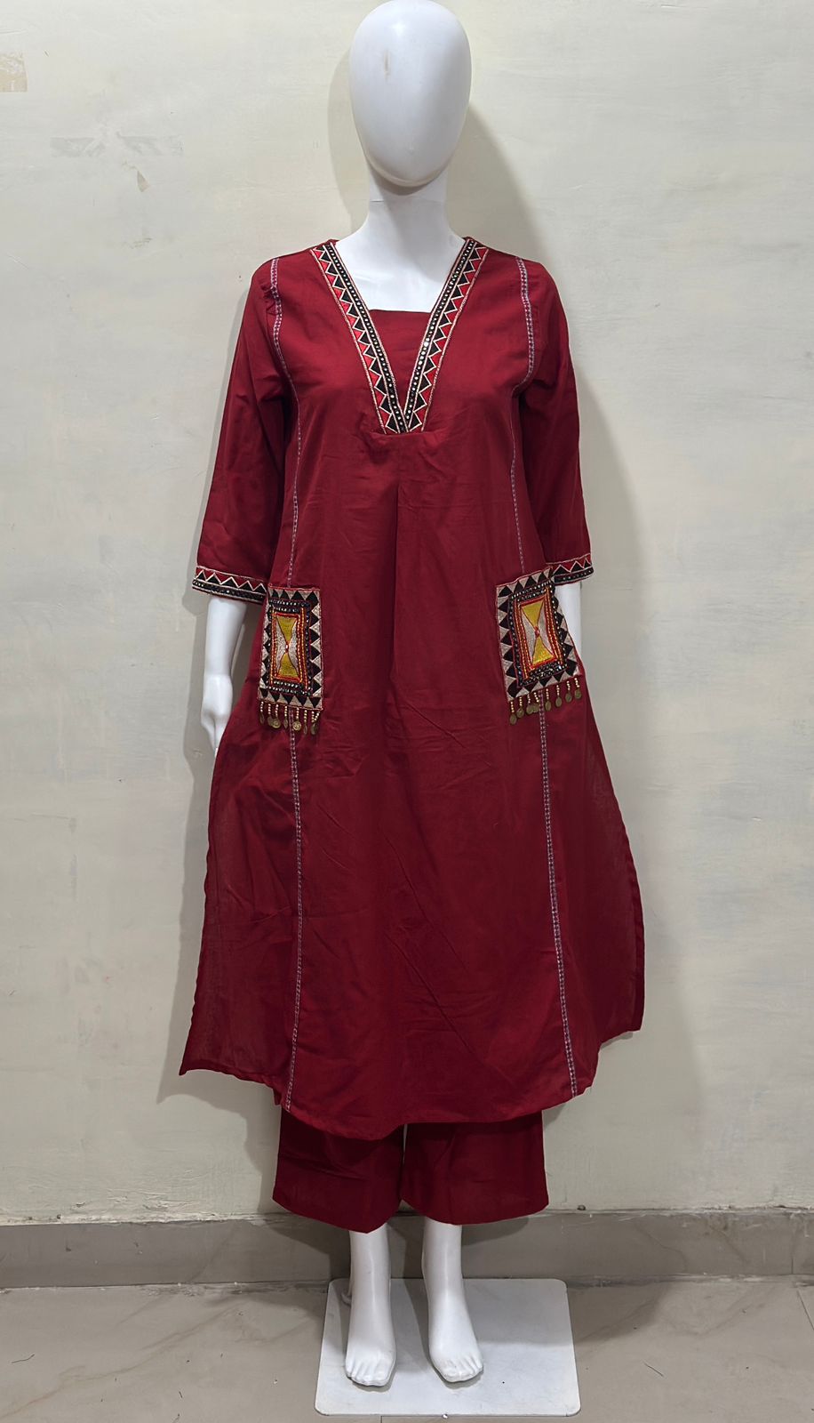 A Dreamy Evening Cotton Kurti Set