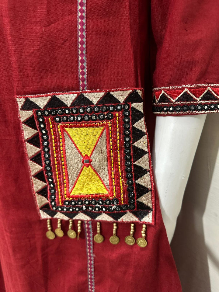 A Dreamy Evening Cotton Kurti Set