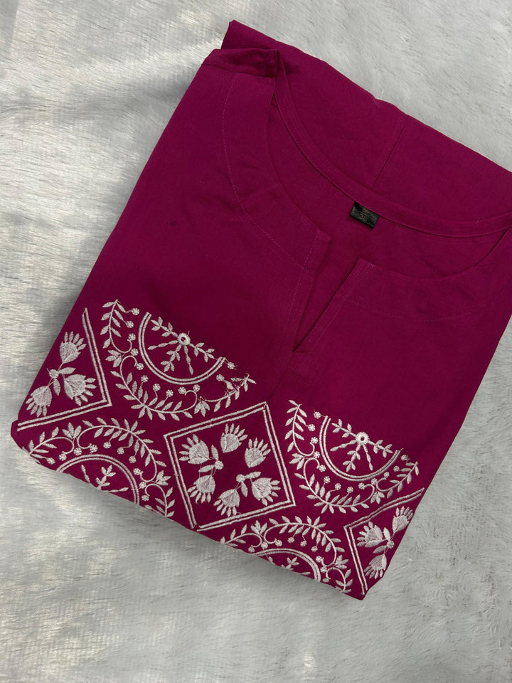 Painting Soul Designer Cotton Kurti Set