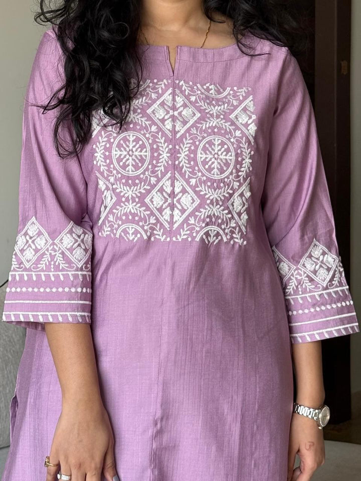 Painting Soul Designer Cotton Kurti Set