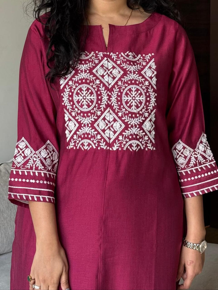 Painting Soul Designer Cotton Kurti Set