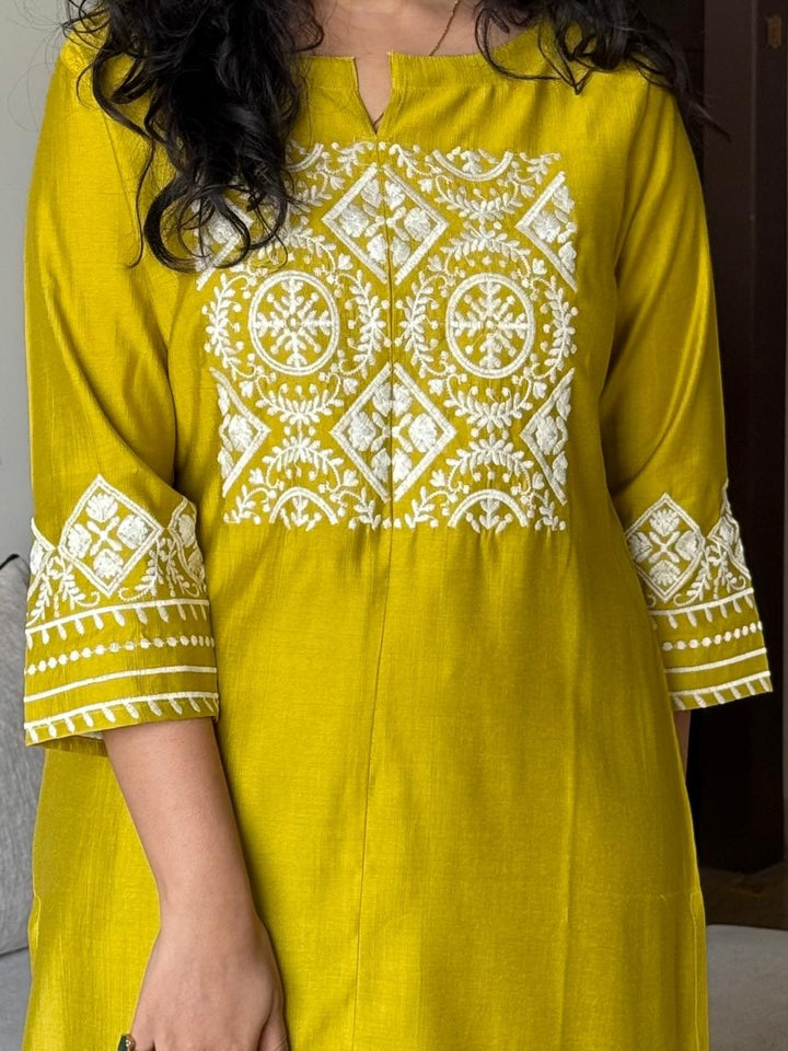 Painting Soul Designer Cotton Kurti Set