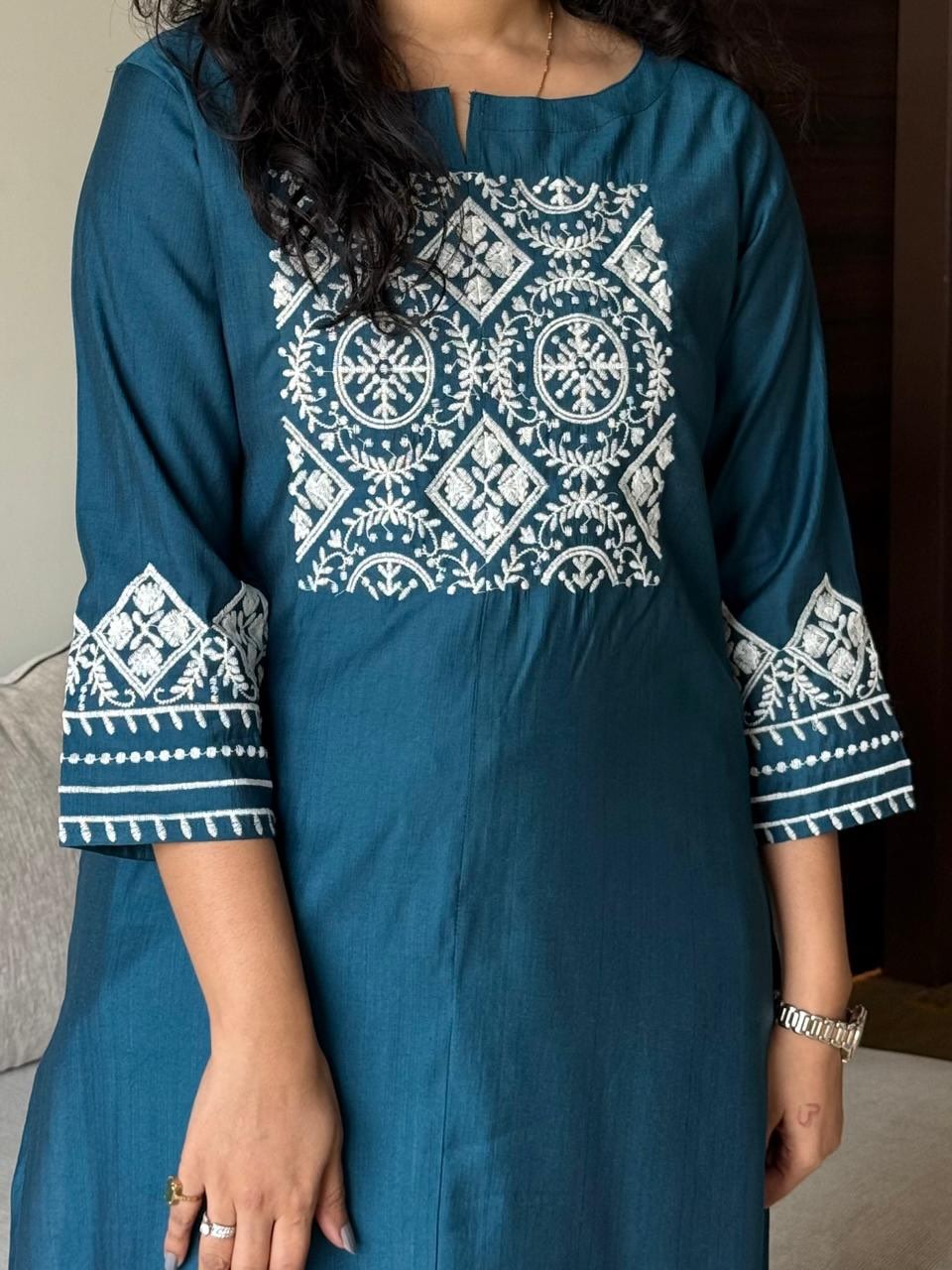 Painting Soul Designer Cotton Kurti Set