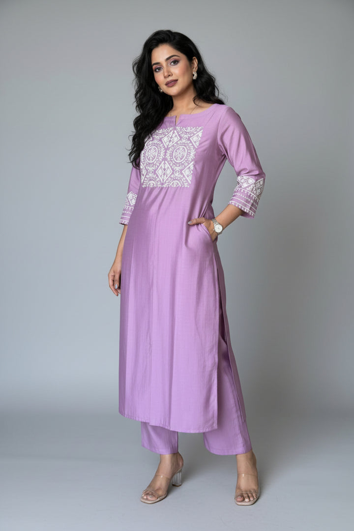 Painting Soul Designer Cotton Kurti Set