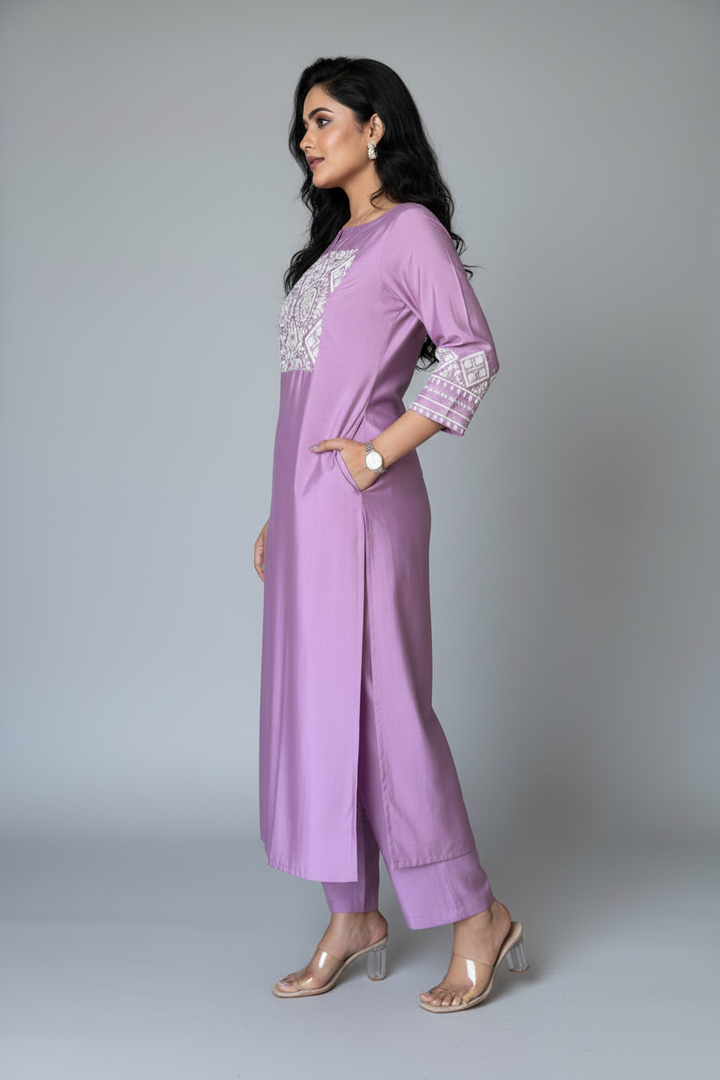 Painting Soul Designer Cotton Kurti Set