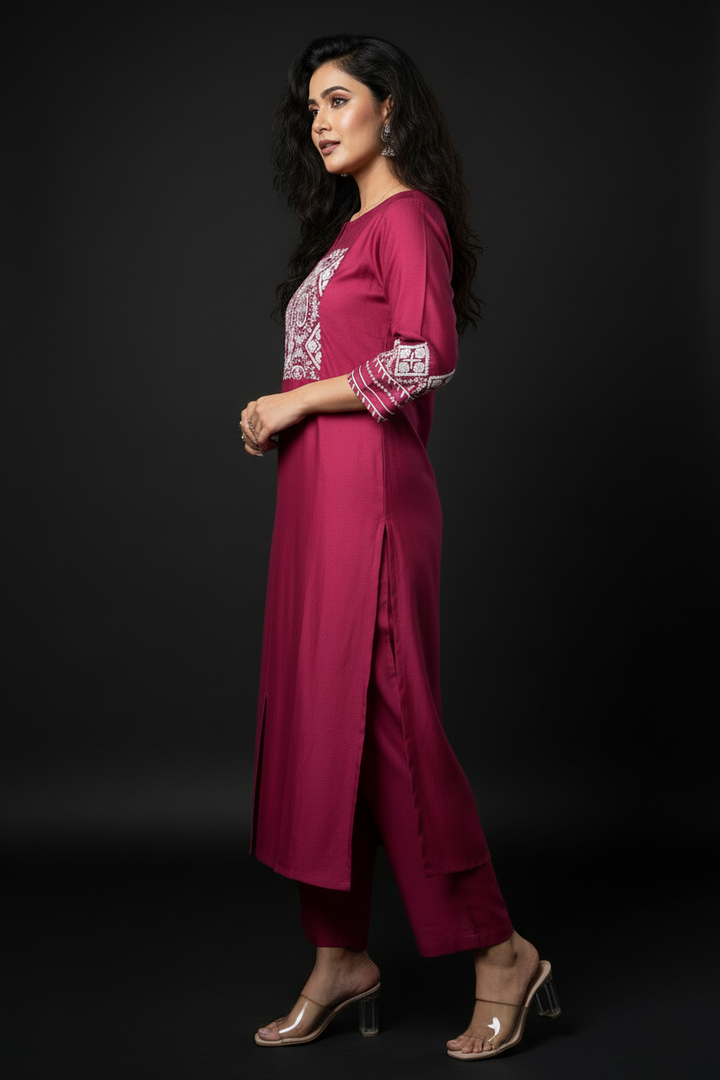 Painting Soul Designer Cotton Kurti Set