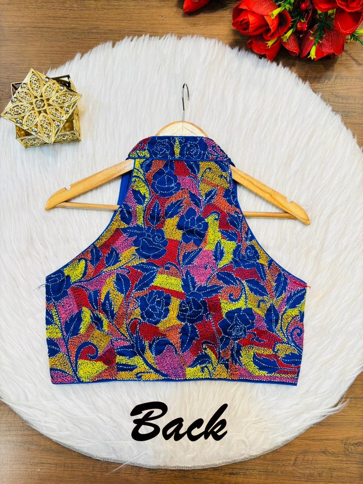 Queen Bee Kantha Stitch Blouse