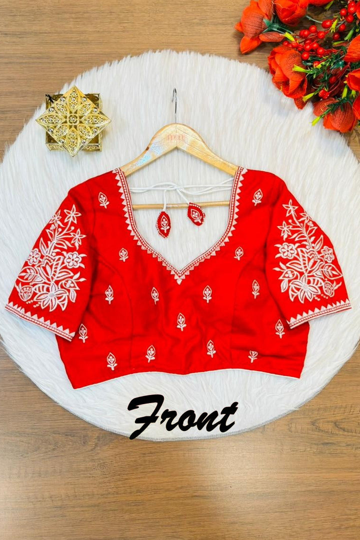 Inner light Designer Vichitra Silk Blouse