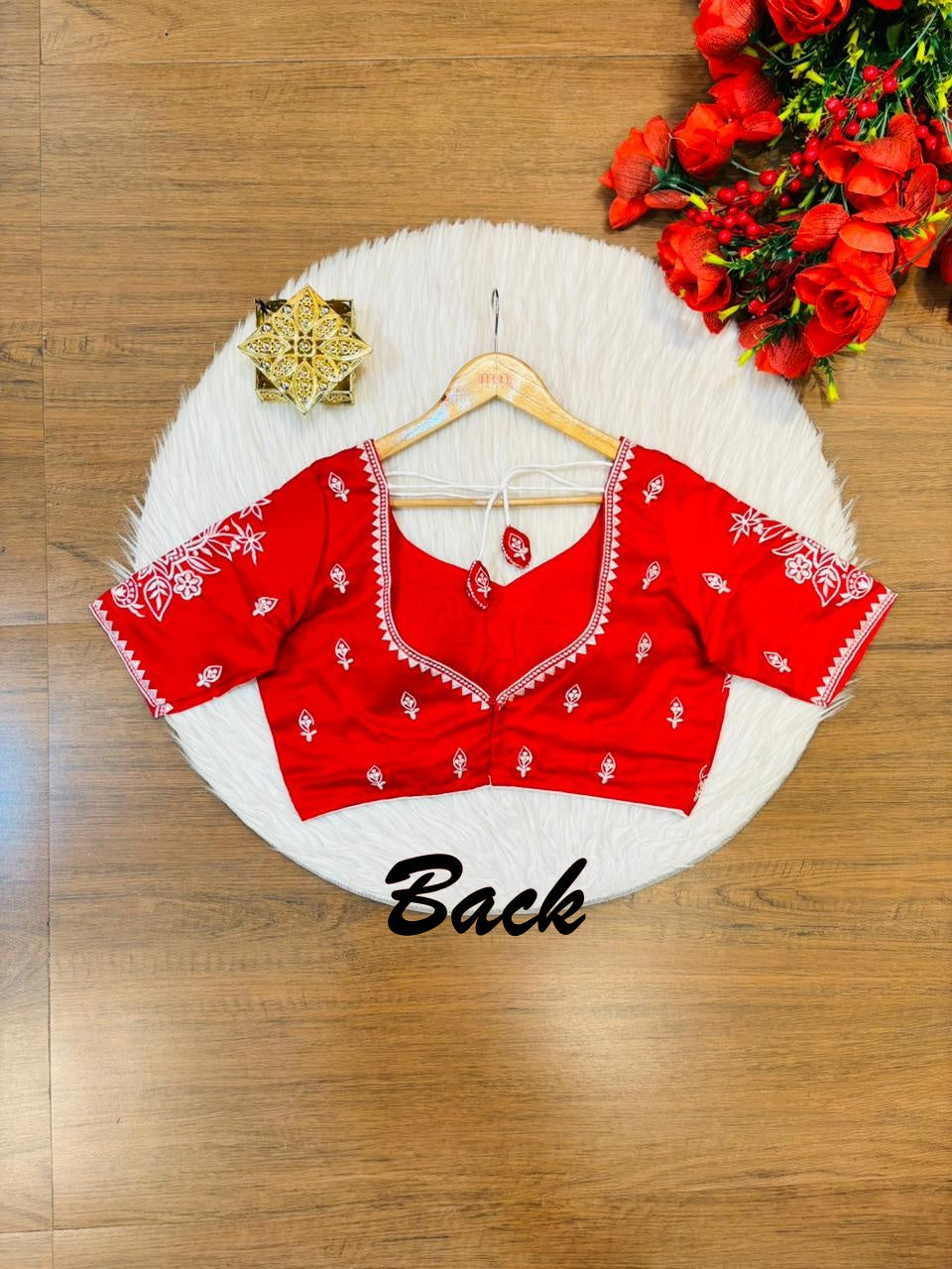 Inner light Designer Vichitra Silk Blouse