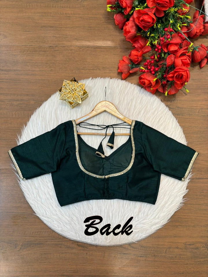 Flashline Designer Vichitra Silk Blouse