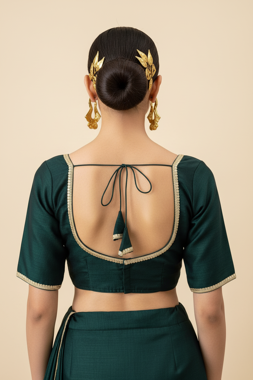 Flashline Designer Vichitra Silk Blouse