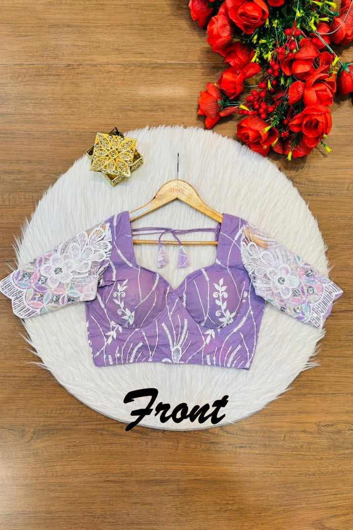 Too Perfect Designer Net Blouse