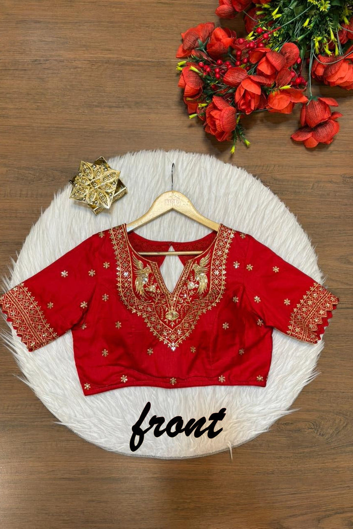 Each Stitch Designer Cotton Silk Blouse