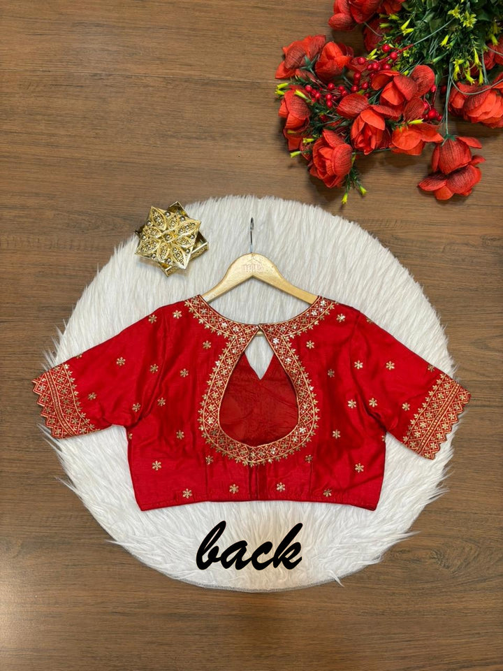 Each Stitch Designer Cotton Silk Blouse