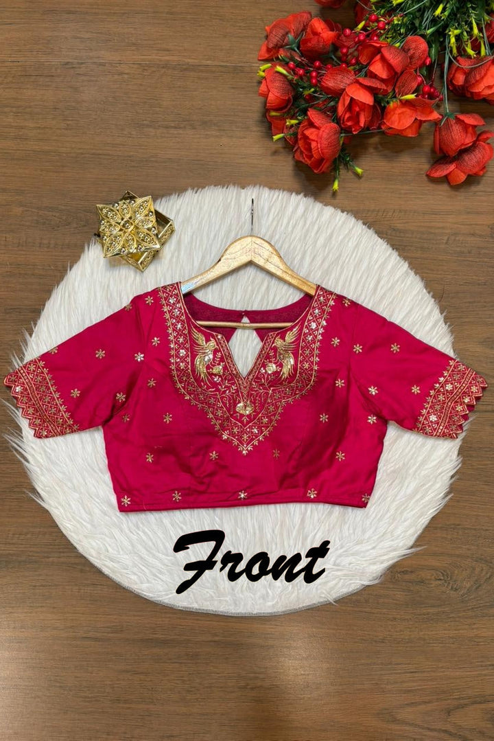 Each Stitch Designer Cotton Silk Blouse