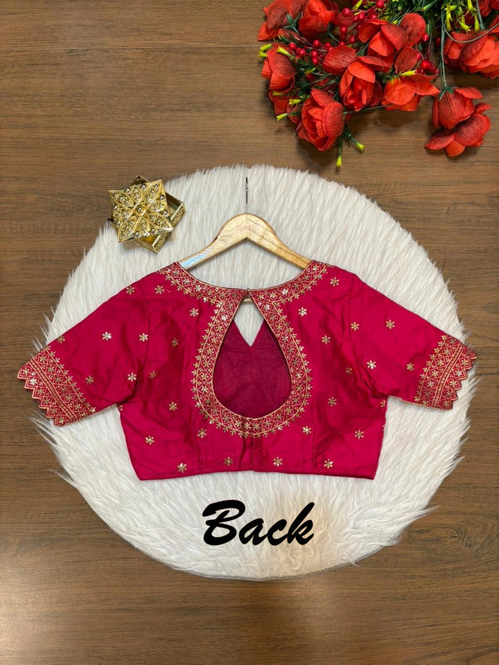 Each Stitch Designer Cotton Silk Blouse