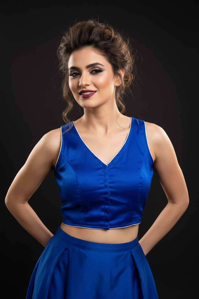 Sui Rekha Bridal Silk Blouse