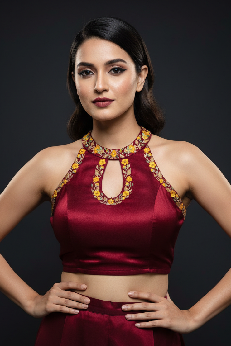 Fine Taan Bridal Silk Blouse