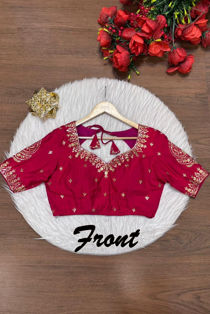 True Thread Fancy Silk Blouse