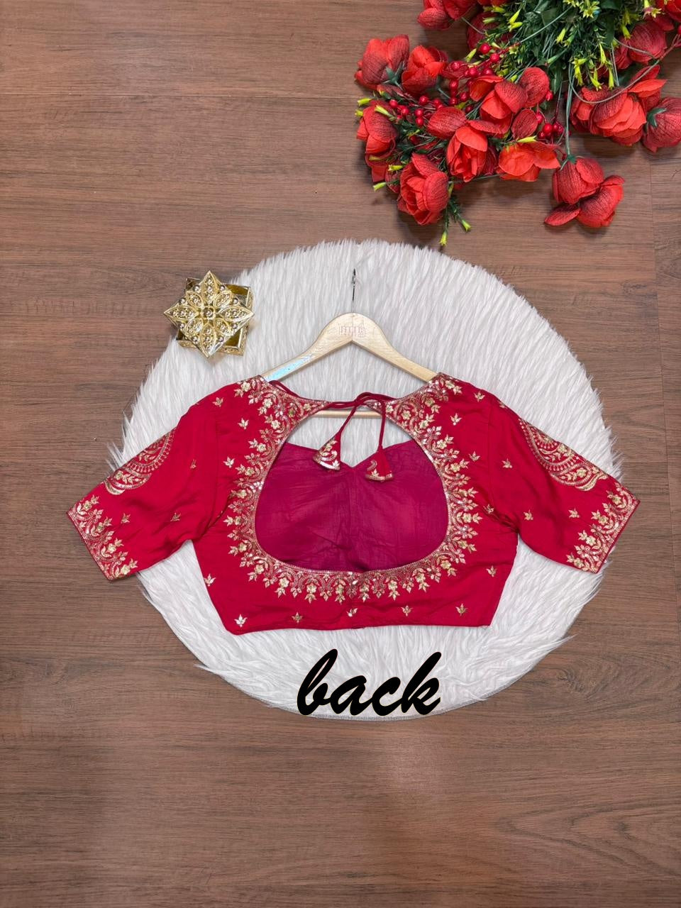 True Thread Fancy Silk Blouse