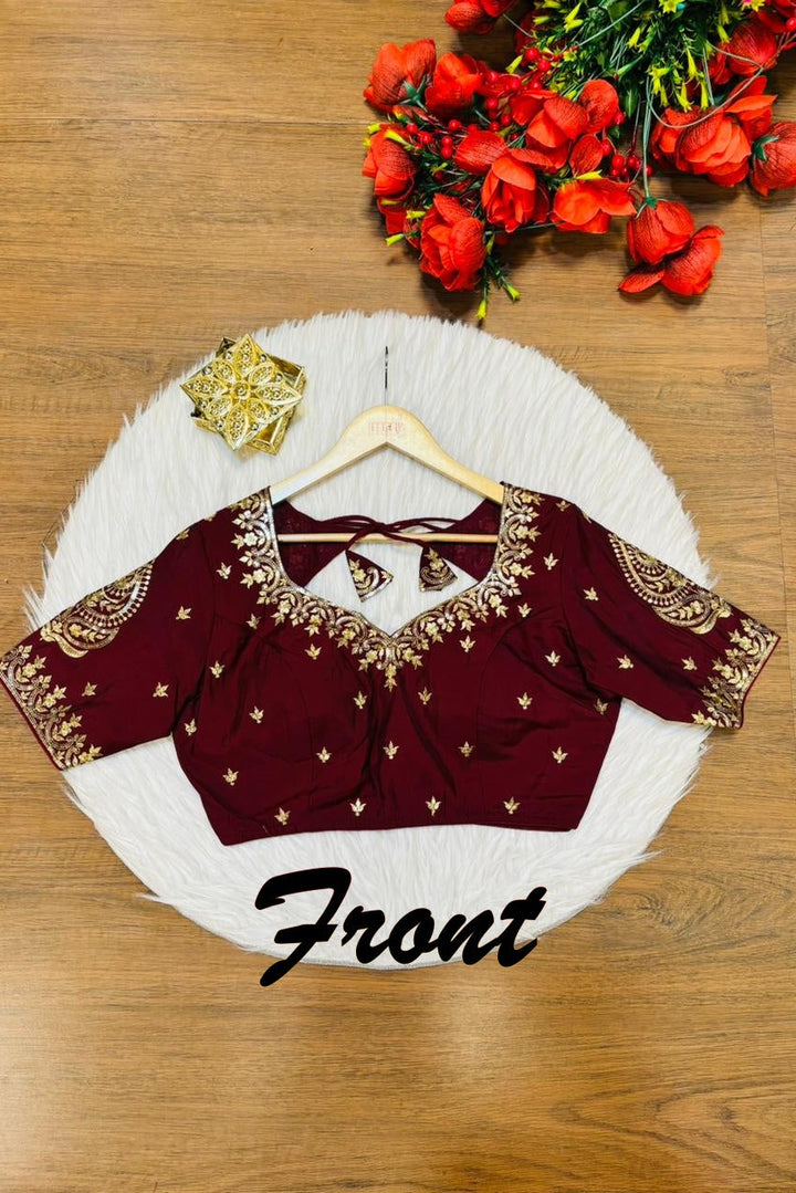 True Thread Fancy Silk Blouse