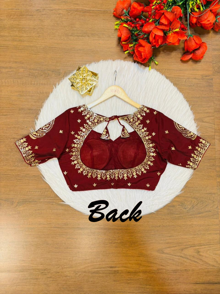 True Thread Fancy Silk Blouse