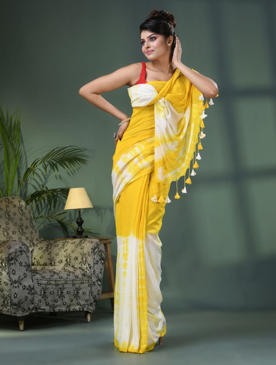 Neer Tulika Mul Cotton Saree