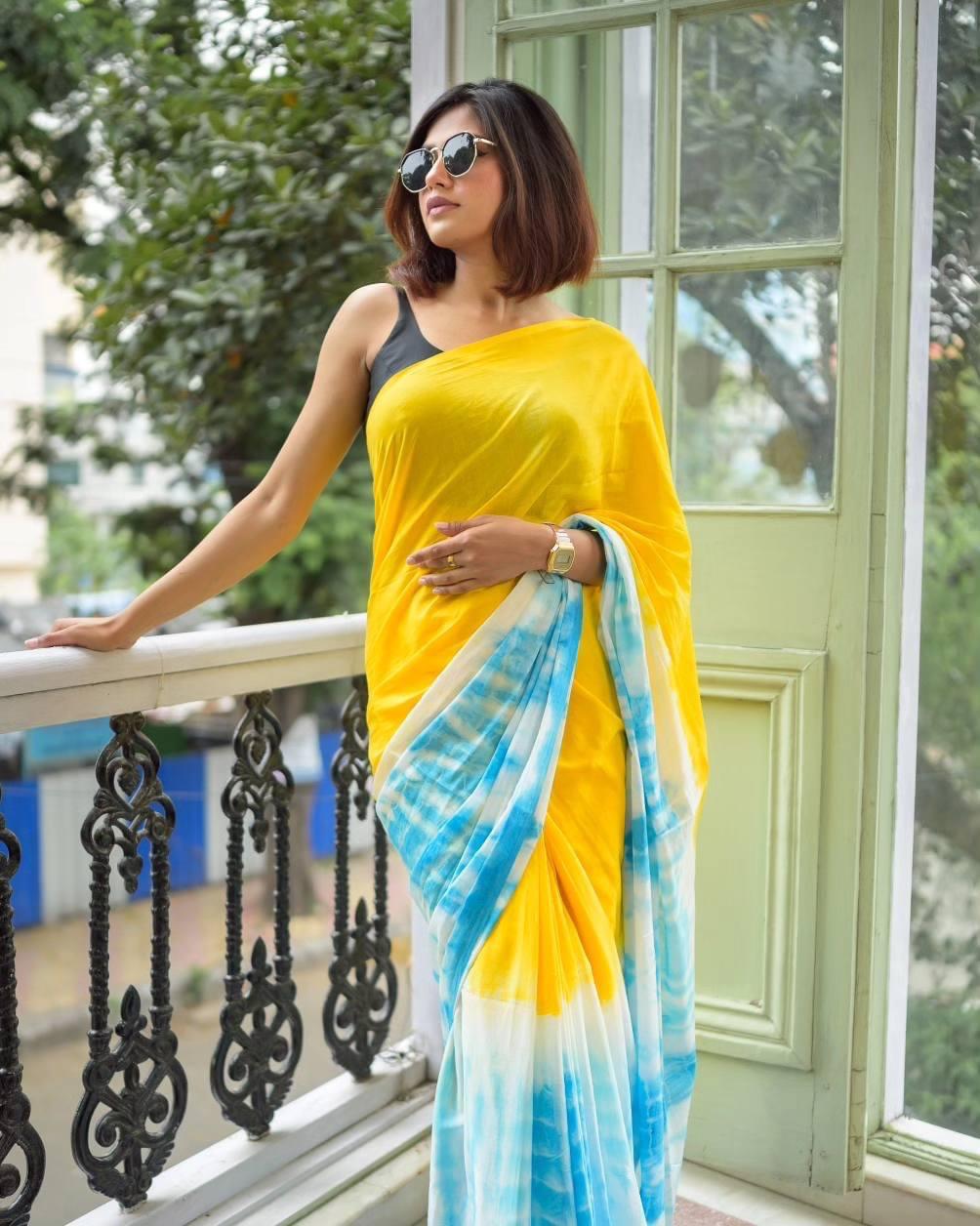 Neer Tulika Mul Cotton Saree