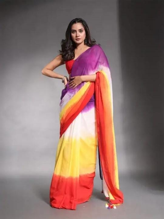 Neer Tulika Mul Cotton Saree