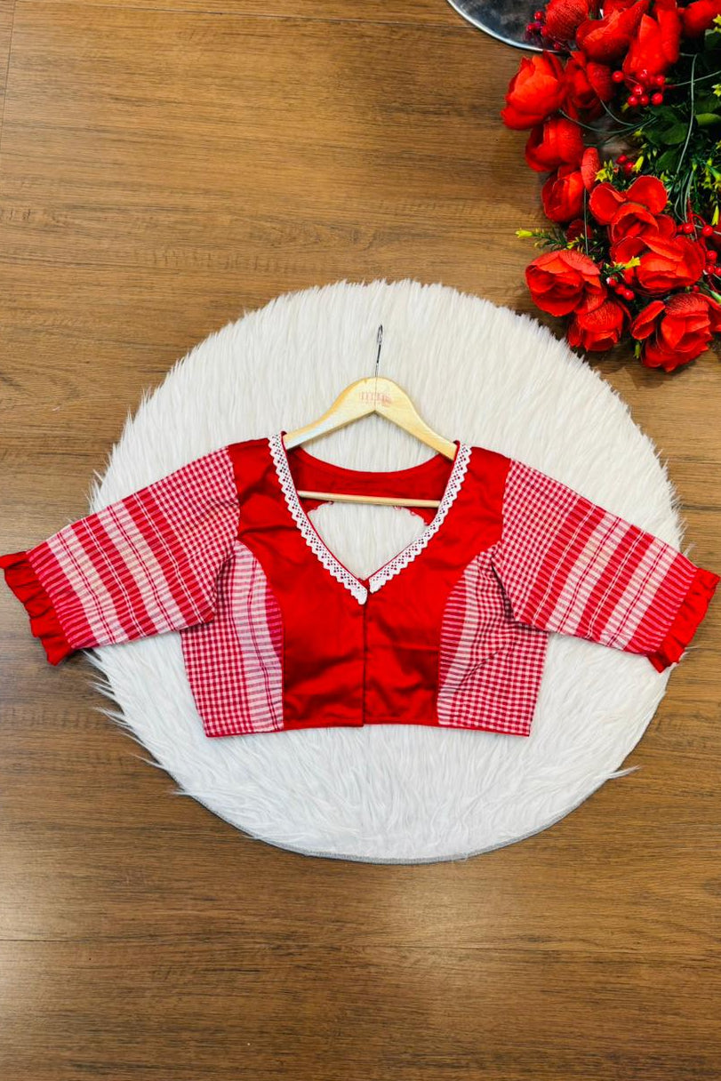 Bihu Rani-Gamcha Designer Blouse