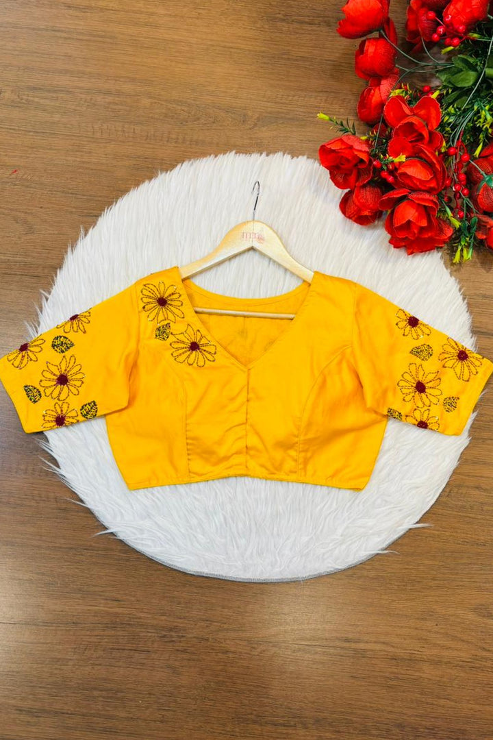 Frame Of Kantha Stitch Blouse