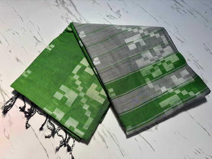 Mrinalini Khadi Cotton Saree