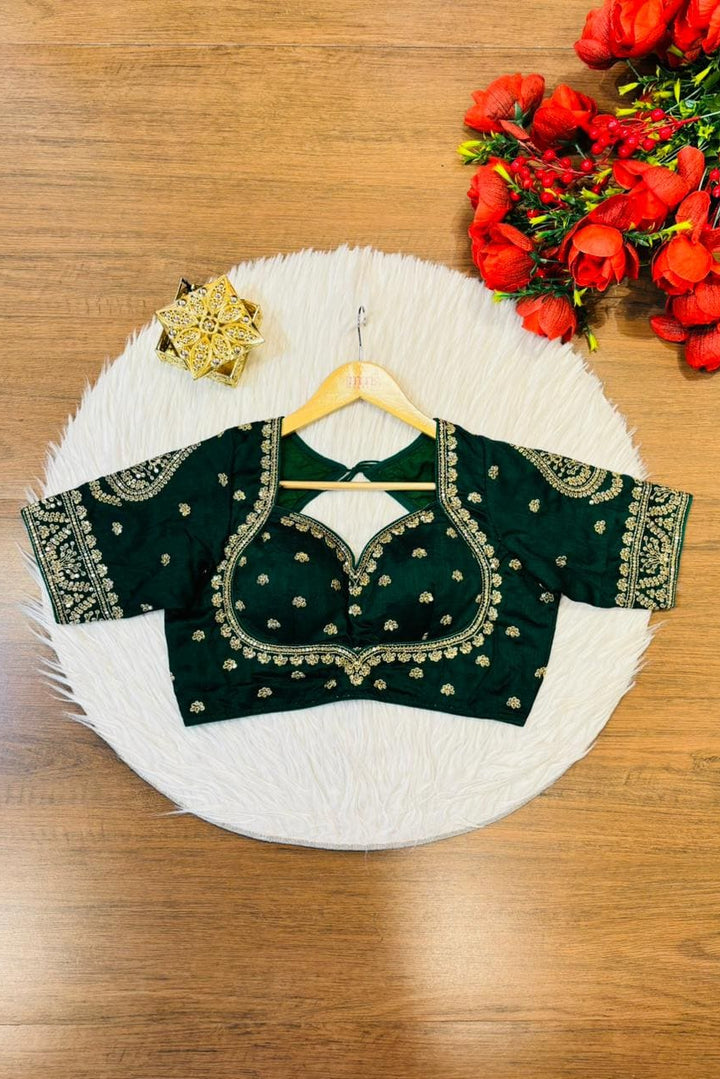 Tribute to Bollywood -Vichitra Silk Blouse