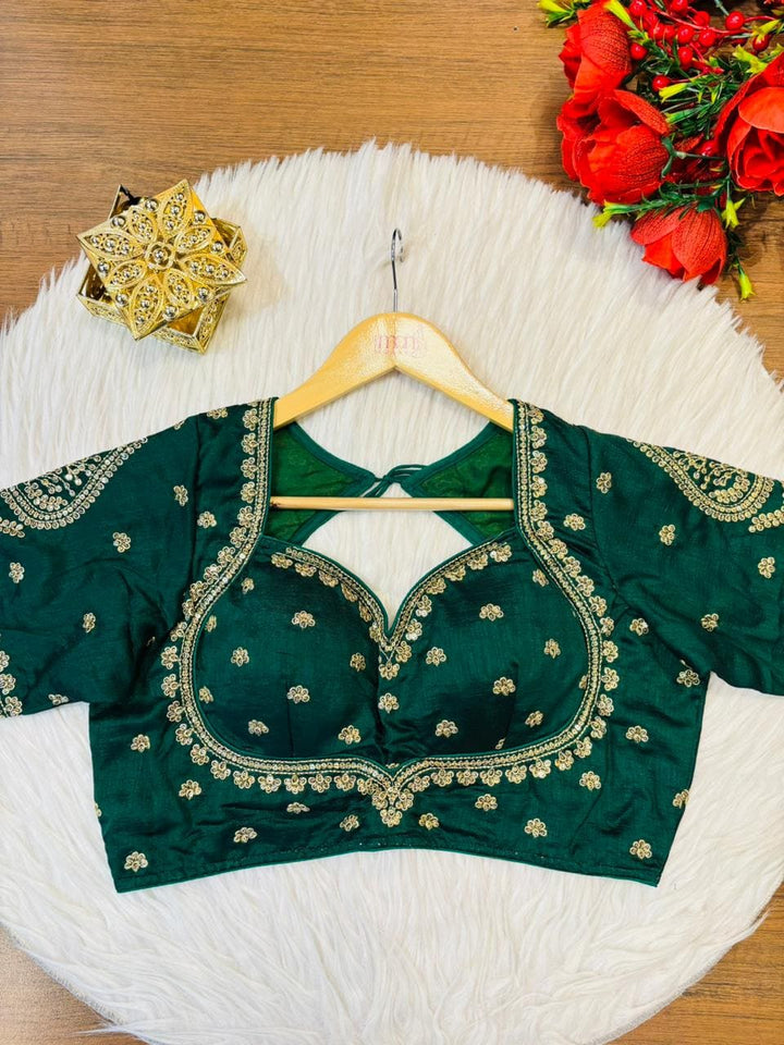 Tribute to Bollywood -Vichitra Silk Blouse