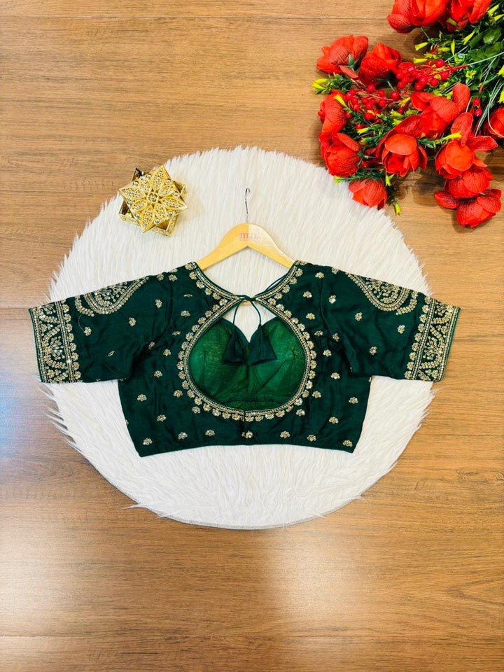 Tribute to Bollywood -Vichitra Silk Blouse