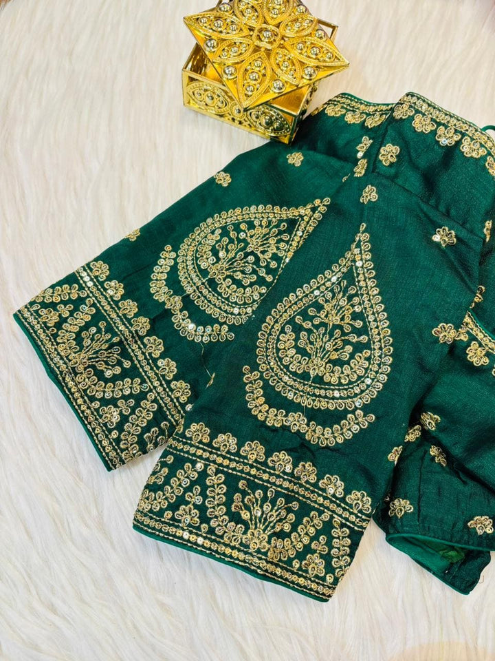Tribute to Bollywood -Vichitra Silk Blouse